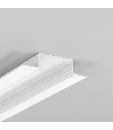 2m aluprofil VARIO30-04 ACDE-9 - Hvit lakkert, innsparkling, LED skinne 2m aluprofil VARIO30-04 ACDE-9 - Hvit lakkert, innsparkling, LED skinne