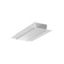 2m aluprofil VARIO30-04 ACDE-9 - Ubehandlet aluminium, innsparkling, LED skinne