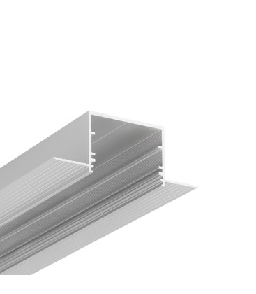 2m aluprofil VARIO30-05 ACDE-9 - Anodisert, innsparkling, LED skinne