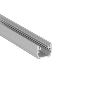 2m alu-profil FLOOR12 K/U - Anodisert, flisprofil, LED skinne 2m alu-profil FLOOR12 K/U - Anodisert, flisprofil, LED skinne