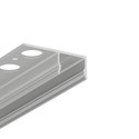 2m aluprofil UNI-TILE12 180DEG C PLUS - Anodisert, fliseprofil, LED skinne
