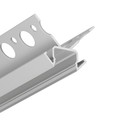 2m aluminiumsprofil UNI-TILE12 270DEG C PLUS - Anodisert, flisprofil, LED skinne
