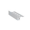 1m aluprofil UP-TILE10 A - Anodisert, fliseprofil, LED skinne
