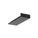 2m aluminiumprofil BACK10 A/UX - Svart lakkert