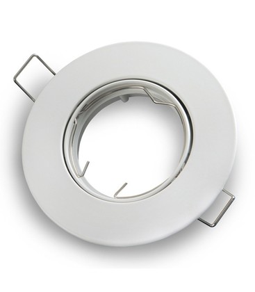 Downlight kit uten lyskilde - Hull: Ø7 cm, Mål: 9,2 cm, matt hvit, inkl. keramisk sokkel MR11