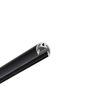 1m aluminiumsprofil PEN12 CJ - Sort lakert 1m aluminiumsprofil PEN12 CJ - Sort lakert