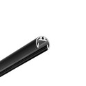 1m aluminiumsprofil PEN12 CJ - Sort lakert