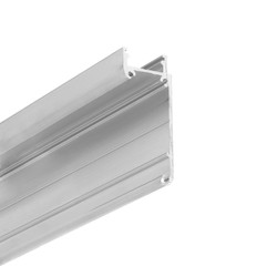 Spesiell anvendelse 1m aluprofil WALLE12 BCD - Ubehandlet aluminium