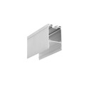 2m tilbehørsprofil COMBO30-03 C4/Q9 - Ubehandlet aluminium