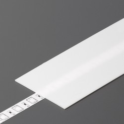 Deksel 1m dekning G SLIDE - Melkehvit