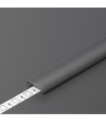 1m deksel C3 CLICK - Svart