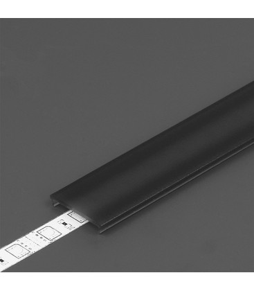 2m deksel C6 CLICK - Svart