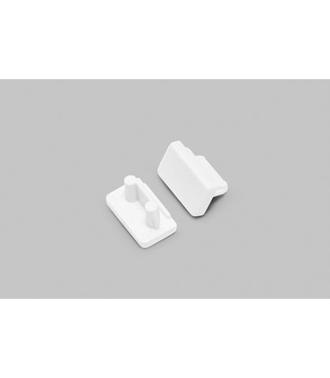 1 stk. Endestykke SLIM8 - Hvit 1 stk. Endestykke SLIM8 - Hvit