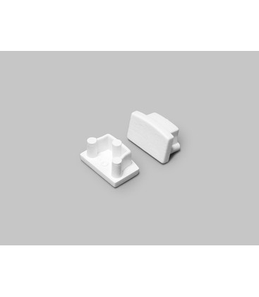 1 stk. Endestykke BEGTON12 C - Hvit 1 stk. Endestykke BEGTON12 C - Hvit