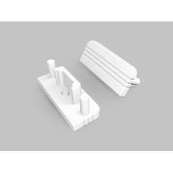Ender 1 stk. Endestykke SURFACE10 GEN2 - Hvit