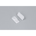 1 stk. Endestykke SURFACE10.V2 - Hvit