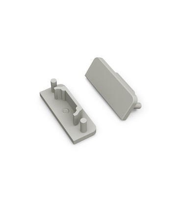 1 stk. Endestykke SURFACE14 GEN2 - Grå