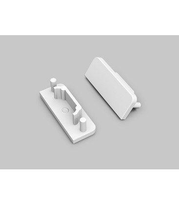 1 stk. Endestykke SURFACE14 GEN2 - Hvit 1 stk. Endestykke SURFACE14 GEN2 - Hvit