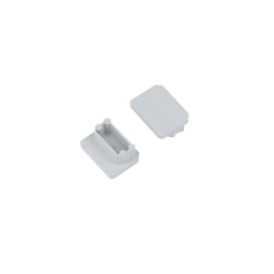 Ender 1 stk. Endestykke UNI-TILE12 - Grå