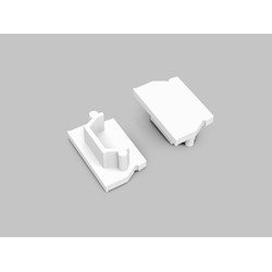 Ender 1 stk. Endestykke UNI12 GEN2 - Hvit