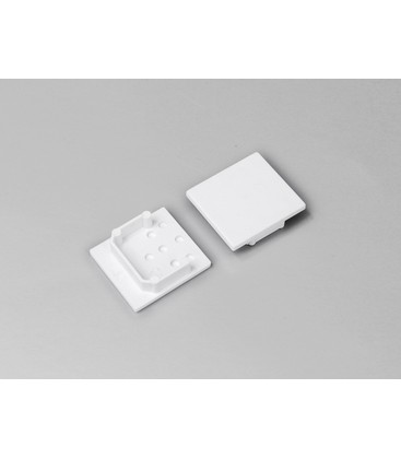 1 stk. Endestykke LINEA20 - Hvit 1 stk. Endestykke LINEA20 - Hvit