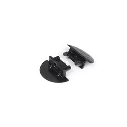 Ender 1 stk. Endestykke BEGTIN12 GEN2 - Med hull, svart