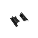 1 stk. Endestykke BEGTIN12 GEN2 SQ - Med hull, svart