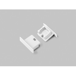 Ender 1 stk. Endestykke SMART-IN10 - Med hull, hvit