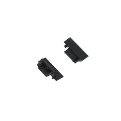 Ender 1 stk. Endedel GROOVE14.V2 - Med hull, svart