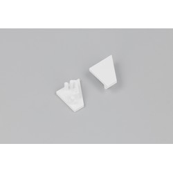 Ender 1 stk. Endestykke CORNER10.V2 - Hvit