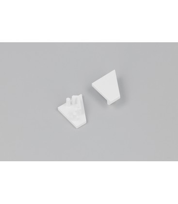 1 stk. Endestykke CORNER10.V2 - Hvit 1 stk. Endestykke CORNER10.V2 - Hvit
