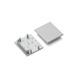 Alu / PVC profiler 1 stk. Endestykke VARIO30-02 - Grå