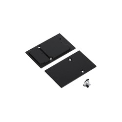 Ender 1 stk. Endestykke COMBO30-01A - Metall, svart