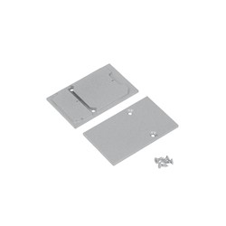 Ender 1 stk. Endestykke COMBO30-01A - Metall, sølvfarget