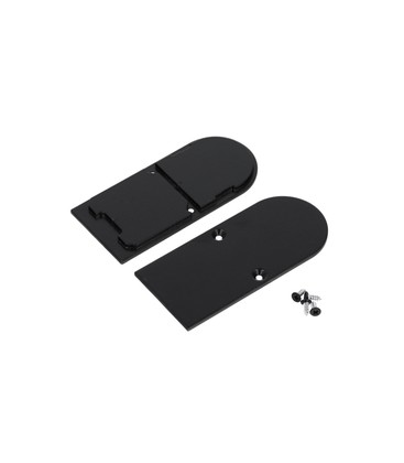 1 stk. Endestykke COMBO30-01A-D9 - Metall, svart 1 stk. Endestykke COMBO30-01A-D9 - Metall, svart