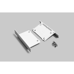 Ender 1 stk. Endestykke PHIL RECESSED - Hvit