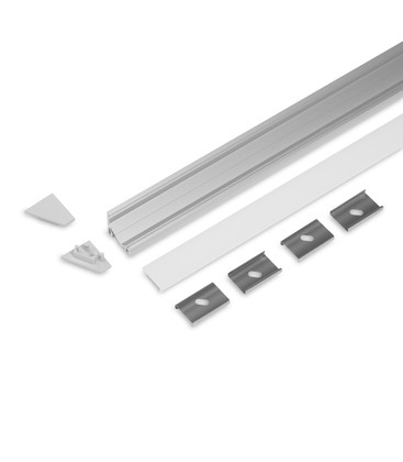 2m sett CORNER12.V2 + F CLICK - Anodisert