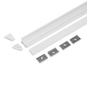 2m sett CORNER12.V2 + F CLICK - Hvit