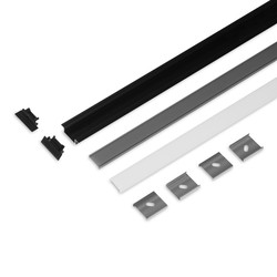 Sett 2m sett GROOVE14.V2 + C3 CLICK - Svart anodisert