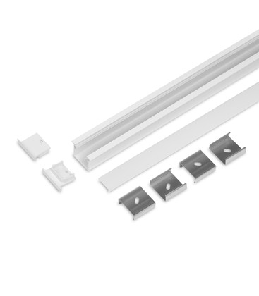 2m sett LINEA-IN20 + F CLICK - Hvit