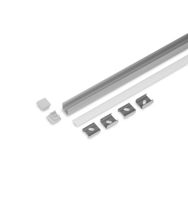 2m sett SMART10 + C2 CLICK - Anodisert
