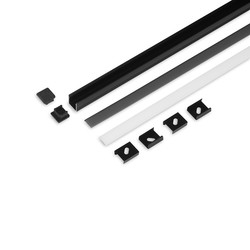 Sett 2m sett SMART10 + C2 CLICK - Svart anodisert