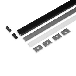 Sett 2m sett SURFACE10.V2 + C CLICK - Svart anodisert