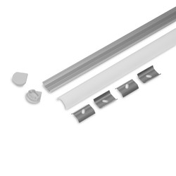 Sett 2m sett QUARTER10 + D CLICK - Anodisert