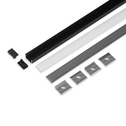 Sett 2m sett UNI14 + C3 CLICK - Svart anodisert