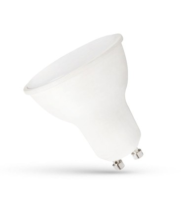 6W LED spot - Melkehvit front, dimbar, 230V, GU10