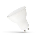 6W LED spot - Melkehvit front, dimbar, 230V, GU10