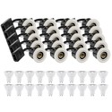 20 stk. LEDlife innbyggingsspot Inno88 Utendørs - Inkl. 4,5W GU10, Hvit, IP44, direkte i isolasjon
