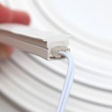 5m AnyCut Neon Flex 10x10 Nøytral hvit LED strip - 8,5W/m, 12V, Ingen klippeavstand
