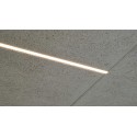 Trebetong/gips LED dimbar Skinnesett 4x120cm - Innfelt, Fjernkontroll dimbar, Akustilight inkl. ledninger og driver
